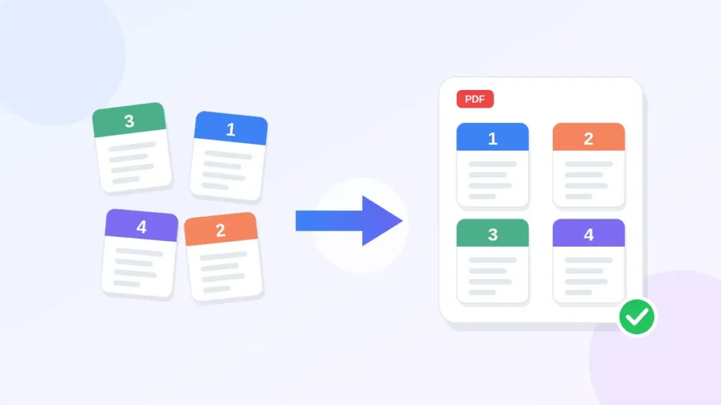 Rearranging PDF pages from wrong order to correct order online